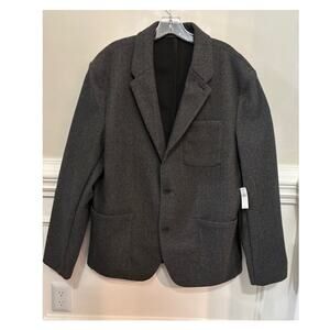 Old Navy Blazer Womens Size XL 2 Button Jacket Gray Career Office Soft NWT